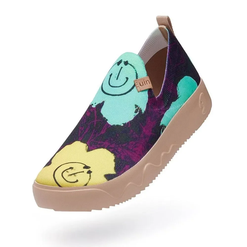 UIN Women's Travel Shoes Slip On Loafers Fuerteventura (Summer Lush 2)133